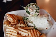 Chicken Caesar wrap from Inga's Alpine Tavern in Denver, CO