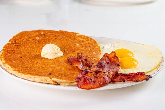 Pancake Combo ? from Awake Breakfast + Lunch - Carrollton in Carrollton, TX
