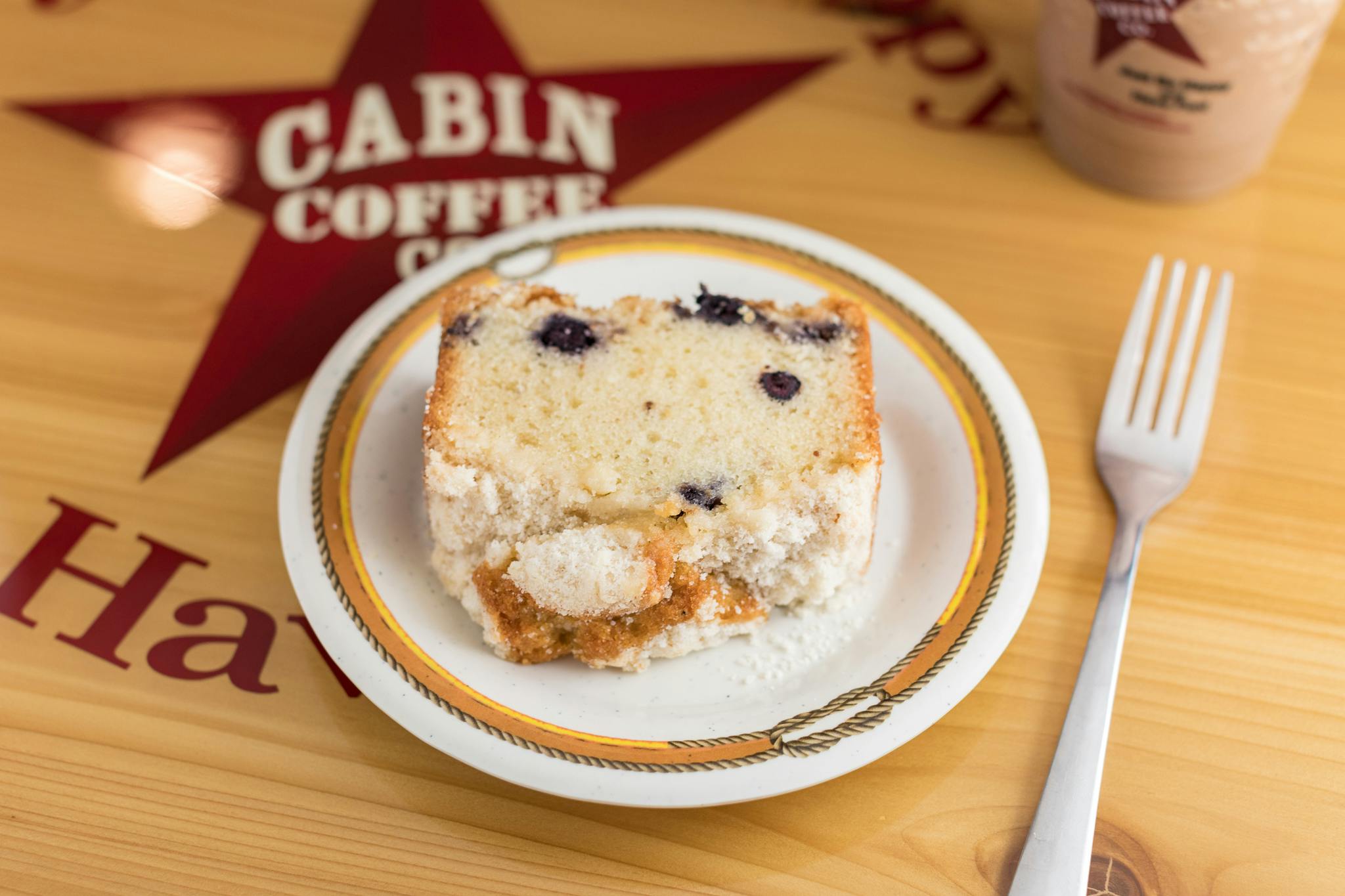 Coffee Cake from Cabin Coffee Co. in Altoona, WI
