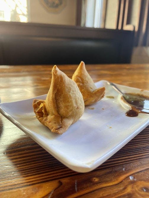 Vegetable Samosas (Vegan) from Planet Bombay in Atlanta, GA