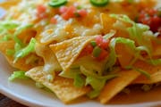 Nachos from Inga's Alpine Tavern in Denver, CO
