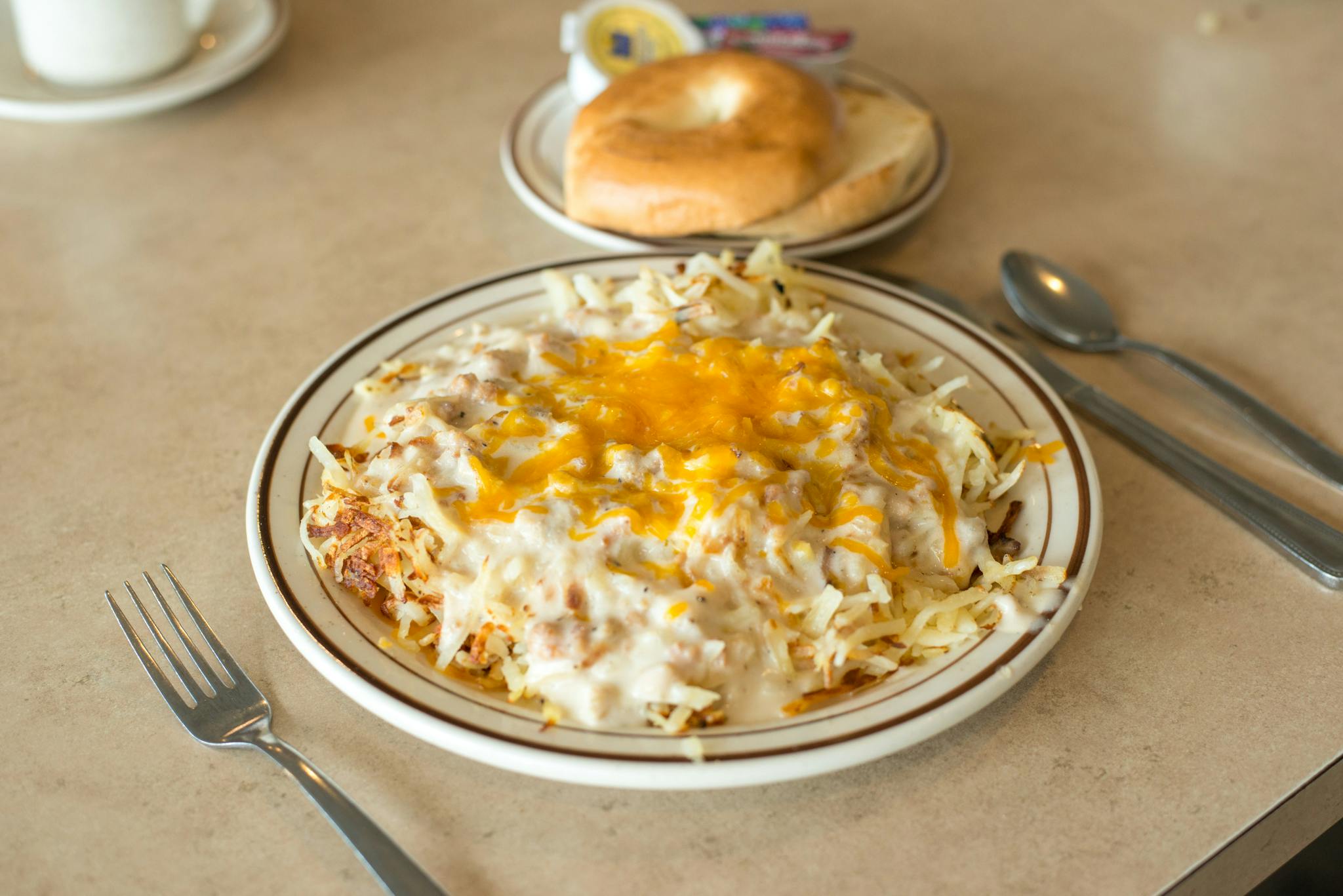 Country Style Stuffed Hash Browns Breakfast from The Pancake Place in Green Bay, WI