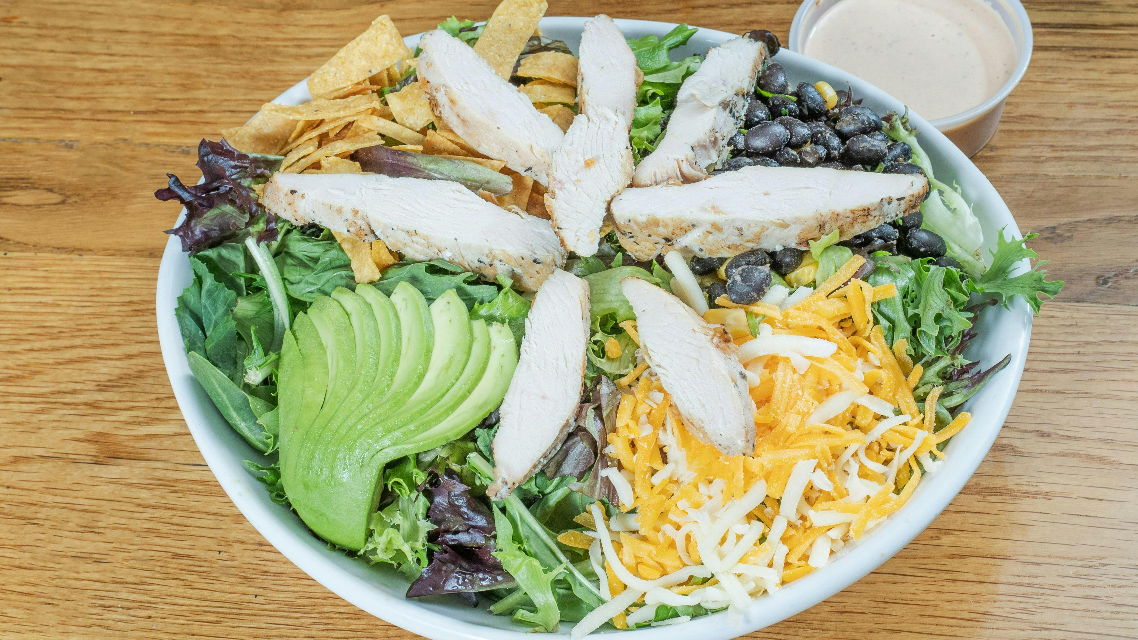 ATX Salad with Chicken from Happy Chicks - Research Blvd in Austin, TX