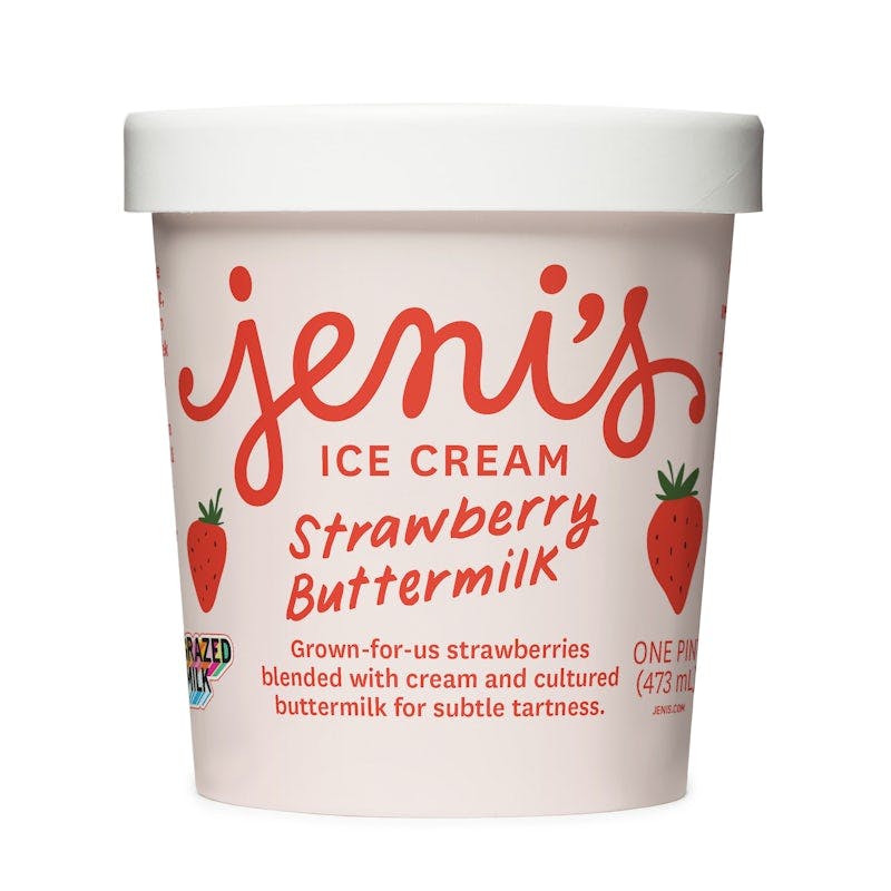 Strawberry Buttermilk Pint from Jeni's Splendid Ice Creams - N Main St in Chagrin Falls, OH