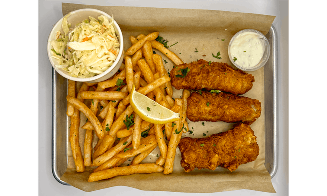 FISH & CHIPS from Fox River Brewing Company & Waterfront Restaurant in Oshkosh, WI