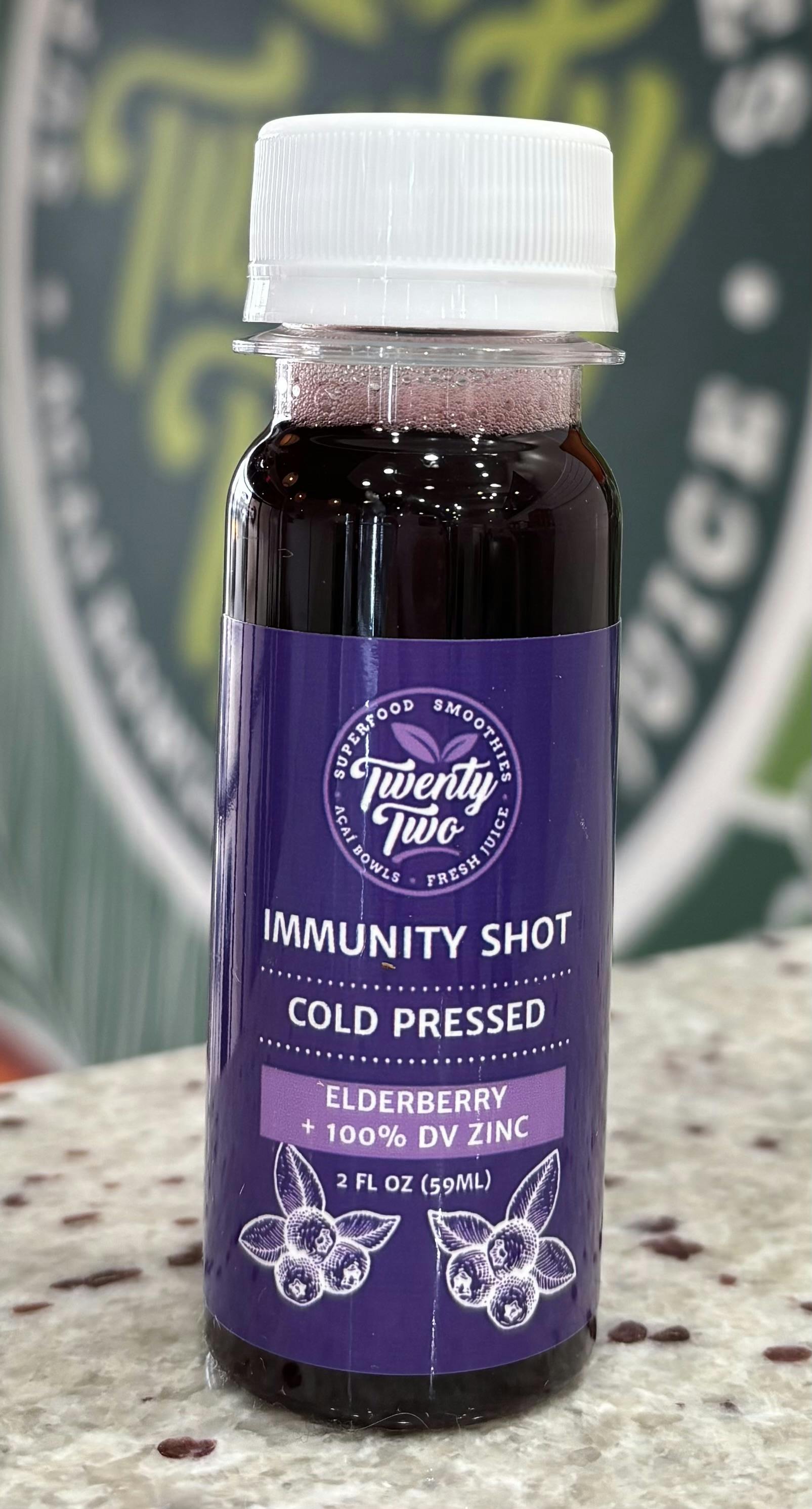 Immunity Shot (2 oz) from Twenty Two Juice Bar - The Garage Food Hall in Indianapolis, IN