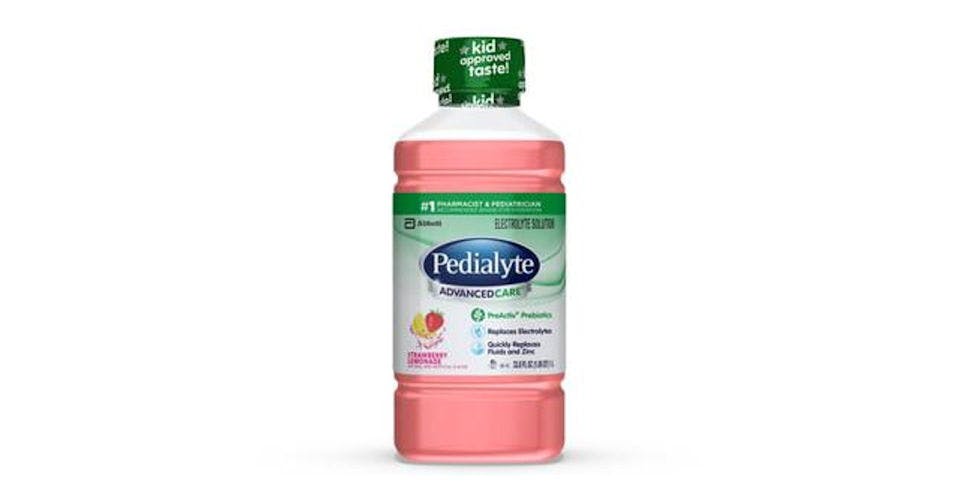 Pedialyte AdvancedCare Electrolyte Solution Strawberry Lemonade Ready-to-Drink (35 oz) from CVS - W Forest Home Ave in Milwaukee, WI