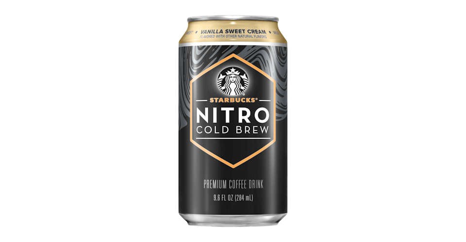 Starbucks Nitro Cold Brew Vanilla Sweet Cream, 9.6 oz. Can from Mobil - S 76th St in West Allis, WI