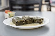 Dolmades Plate from Gyro Palace - Walker's Point in Milwaukee, WI