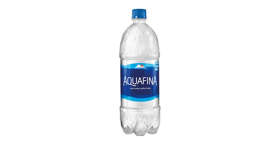 Aquafina Water, 33.8 oz. Bottle from Popp's University BP in Manitowoc, WI