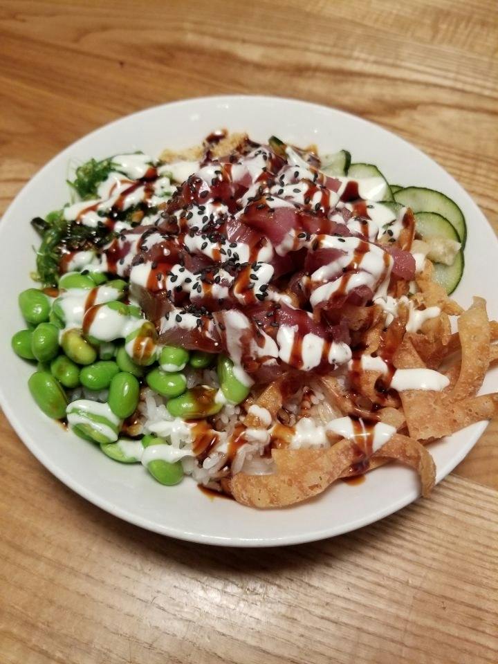 Tuna Poke Bowl from Tavernakaya in Madison, WI