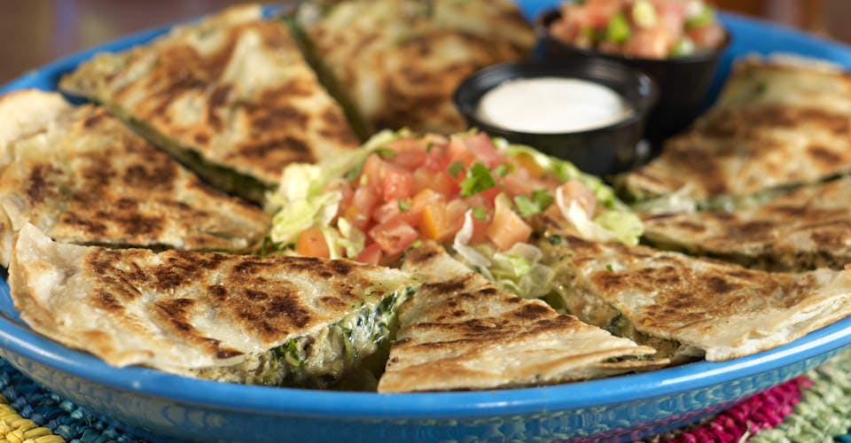 Spinach Quesadilla from Margarita's Famous Mexican Food & Cantina in Green Bay, WI