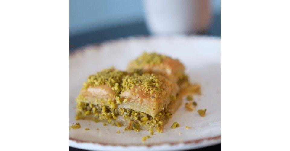 Pistachio Baklava from The Mediterranean Joint in Madison, WI