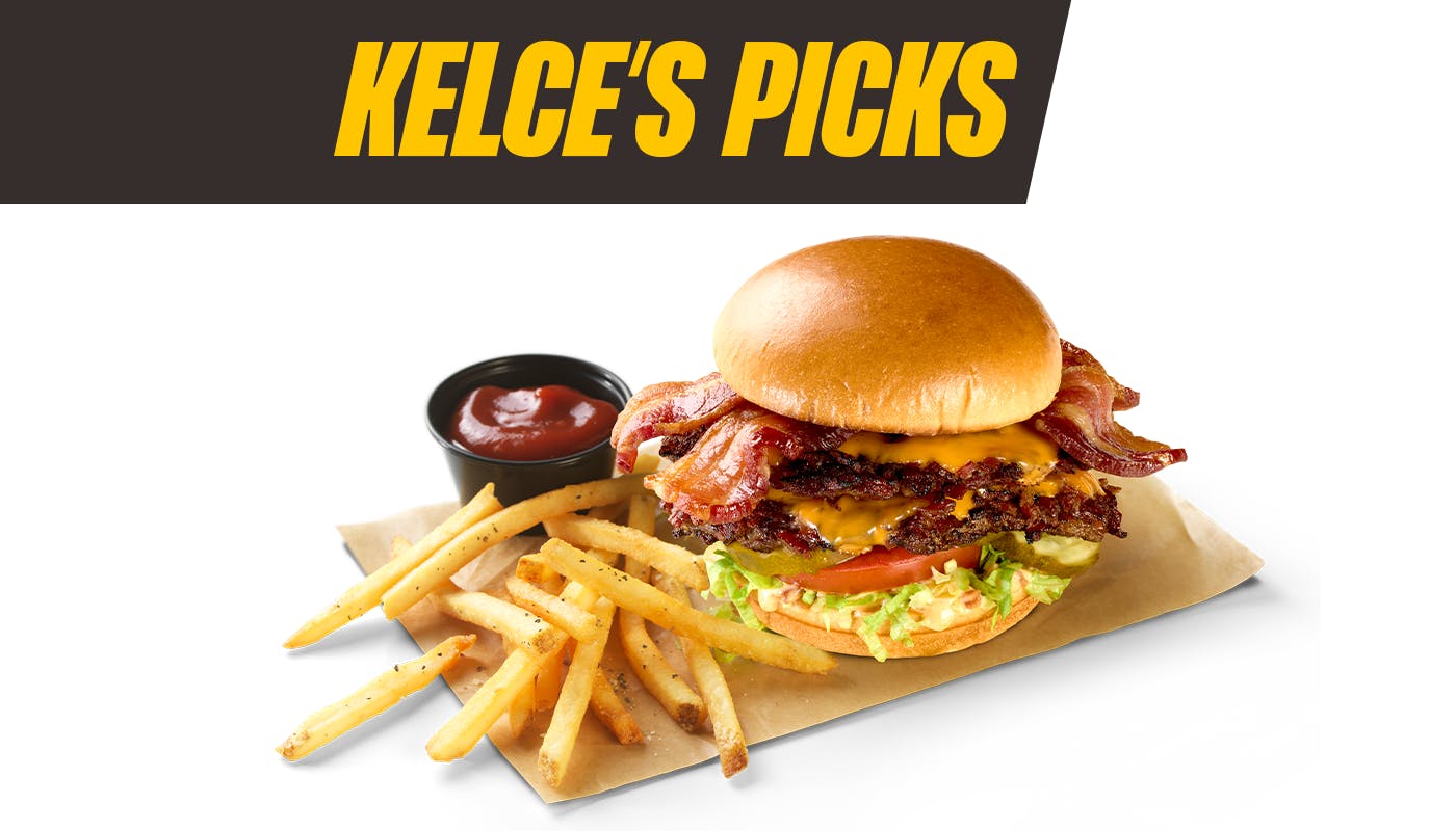 Triple Bacon Cheeseburger from Buffalo Wild Wings - W 79th St in Chanhassen, MN