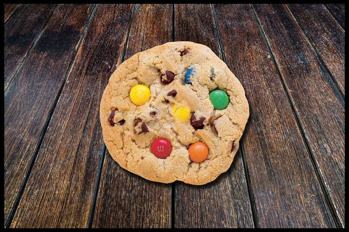 Chocolate Chip Cookie Made with M&M's Candies from Rocky Rococo - Sun Prairie in Sun Prairie, WI