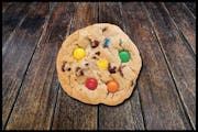 Chocolate Chip Cookie Made with M&M's Candies from Rocky Rococo - Monona Drive in Madison, WI