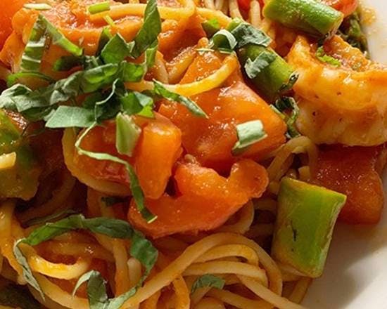 Spaghetti & Shrimp from Cantalini's Salerno Beach Restaurant - Playa del Rey in Los Angeles, CA