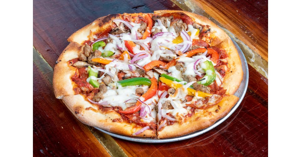 Original Supreme Pizza from Coops Pizzeria in Salina, KS