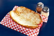 Garlic Bread with Cheese from Pepz Pizza - S. Brookhurst St. in Anaheim, CA