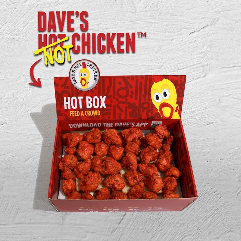 Cauli Bites Hot Box from Dave's Hot Chicken - Falls Pkwy in Menomonee Falls, WI