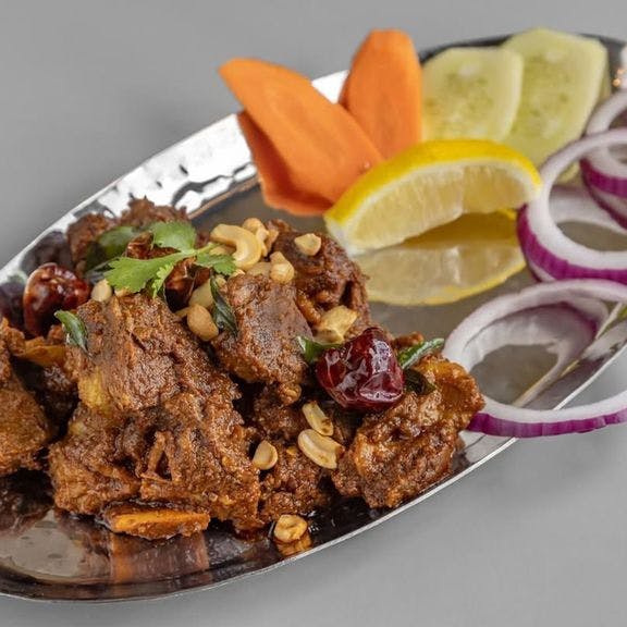 Goat Sukha from Noor Biryani Indian Grill in Suffern, NY