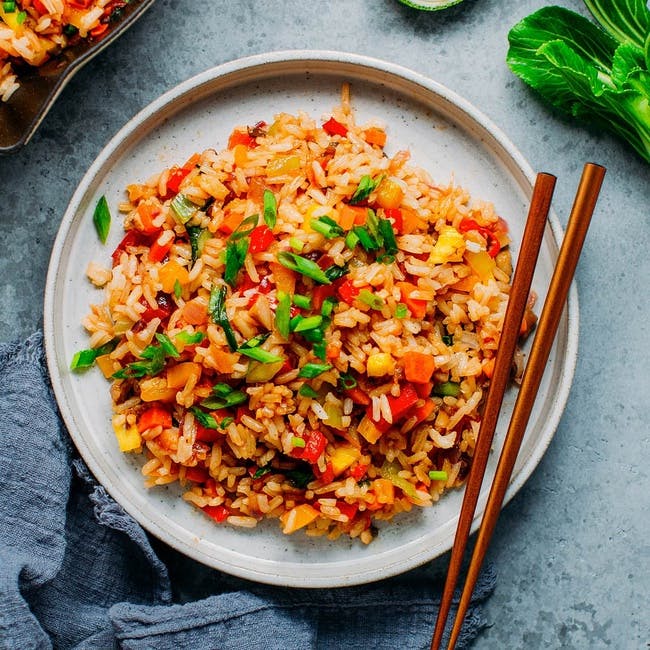 Spicy Thai Fried Rice ???? from DJ Kitchen in Philadelphia, PA