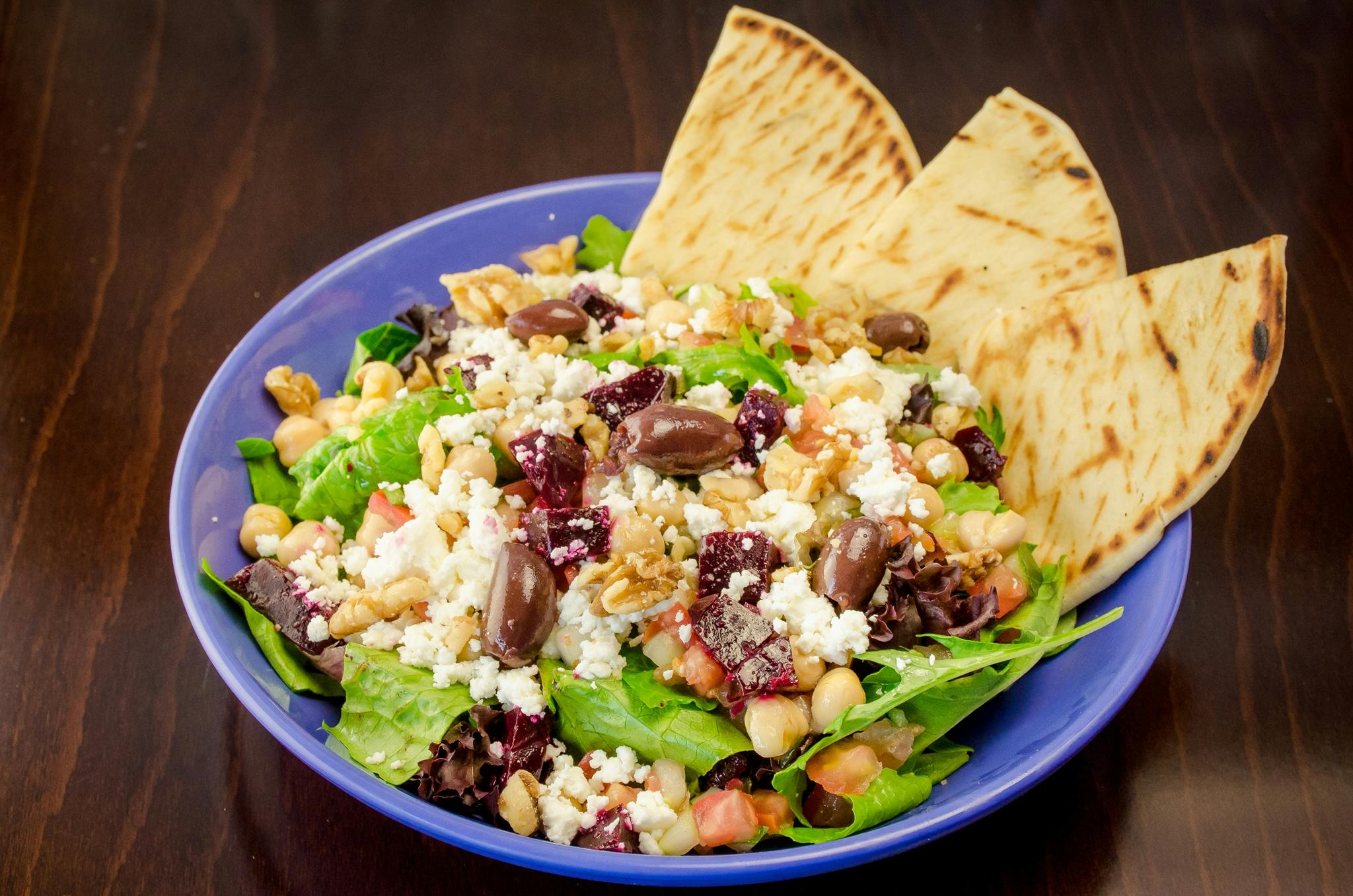 Mediterranean Garbanzo Salad from Freska Mediterranean Grill in Middleton, WI