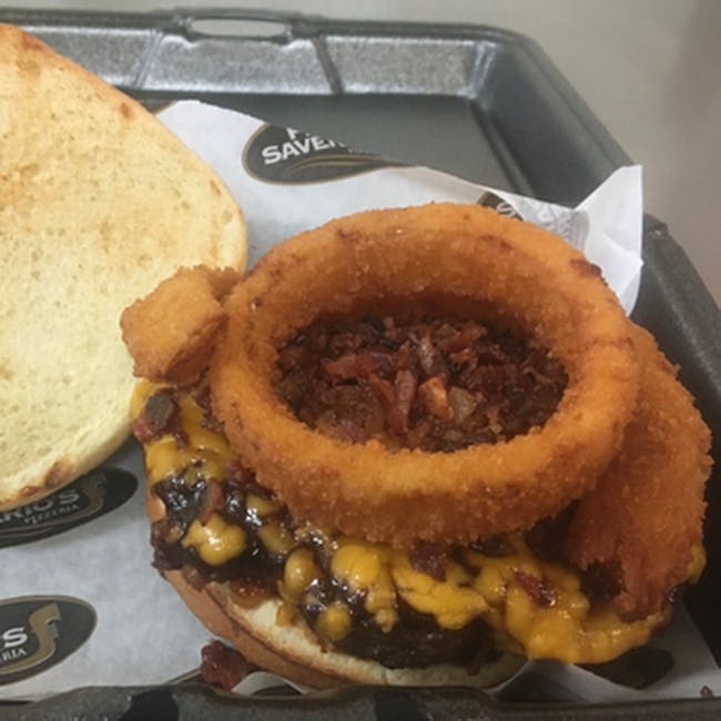 Texan Burger from Papa Saverio's - N Main St in Glen Ellyn, IL