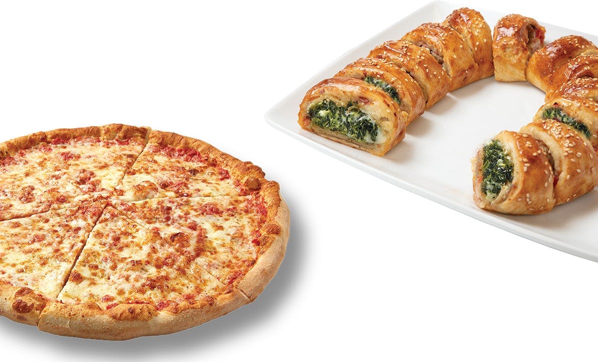 17" XL NY 1 Topping Pizza + Whole Stromboli from Sbarro - Woodbridge Center Dr in Woodbridge, NJ