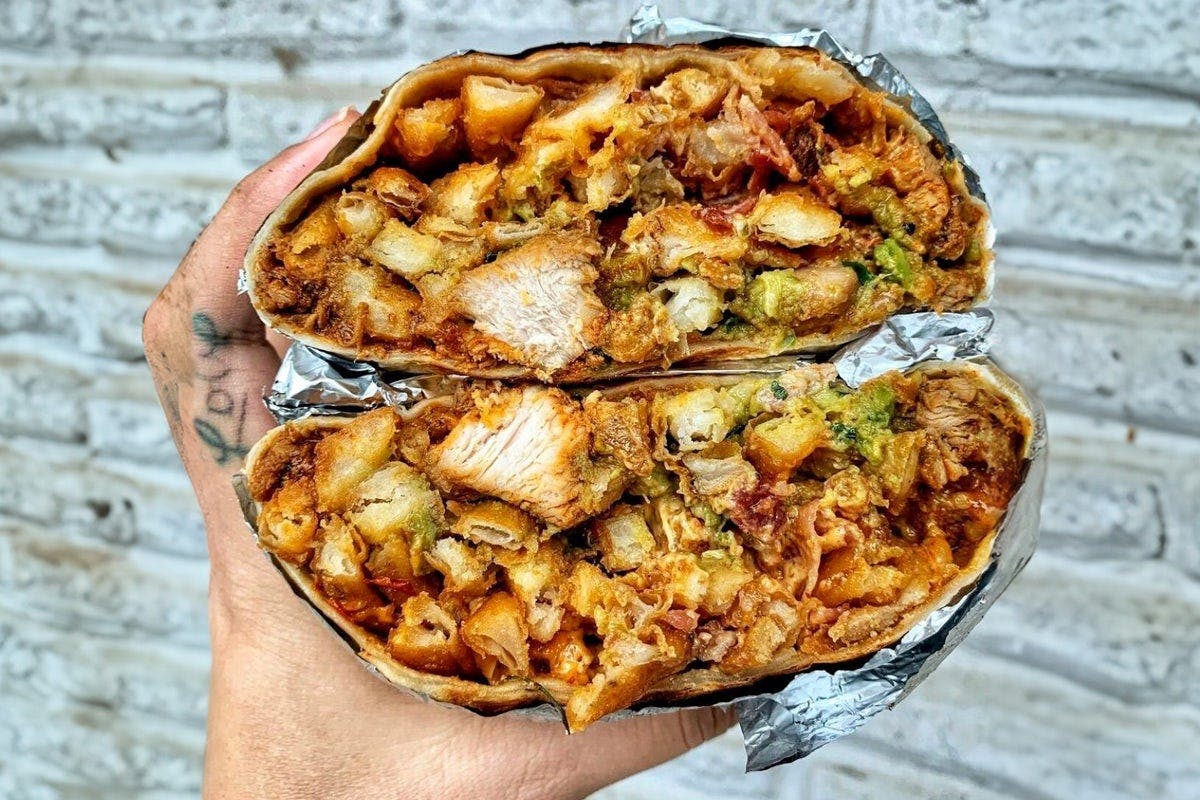 CBR BURRITO from Man vs Fries - Bartlett Ave in Exton, PA