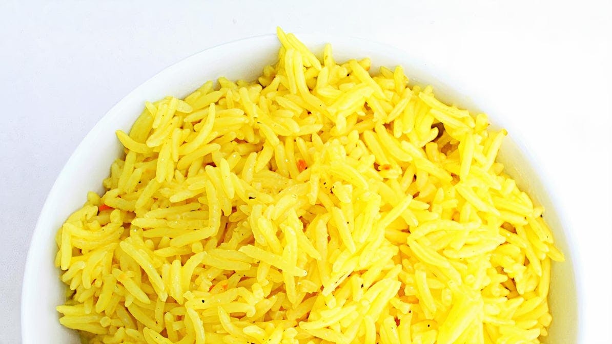 Side of Turmeric Rice (Vegan, GF) from Olive Mediterranean Grill in Chicago, IL