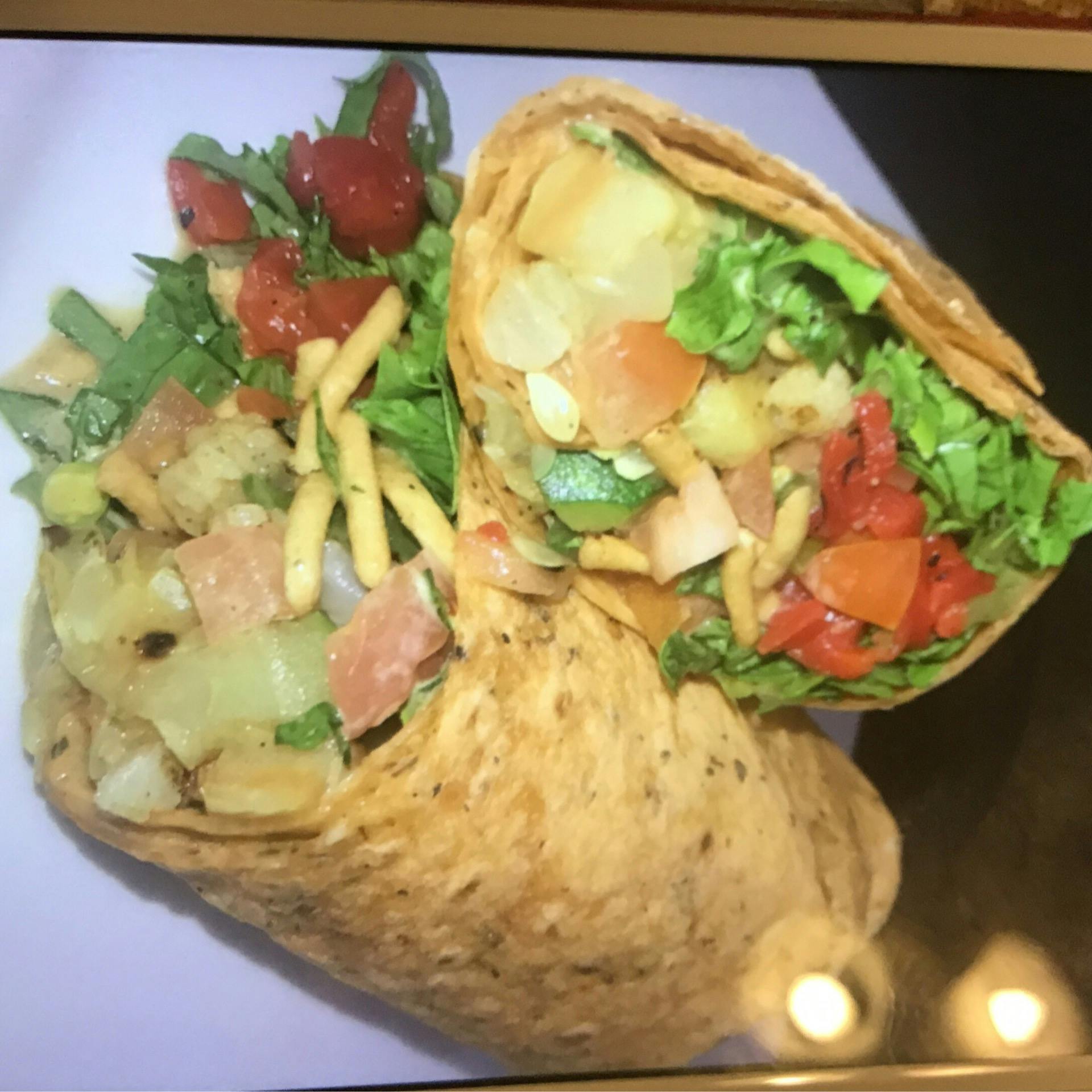 Sweet Chili Thai Wrap from Justveggiez in Madison, WI