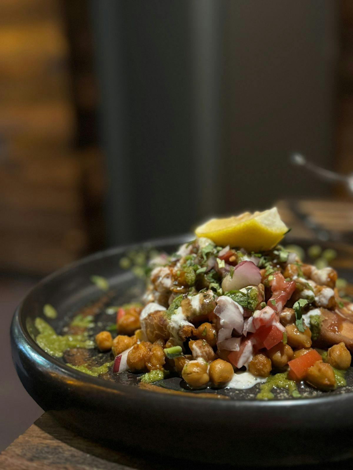 Samosa Chaat from Sura Indian Bistro - Chestnut St in Philadelphia, PA