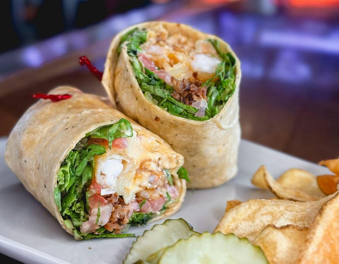 BLT Shrimp Wrap from Monk's Bar & Grill - Middleton in Middleton, WI