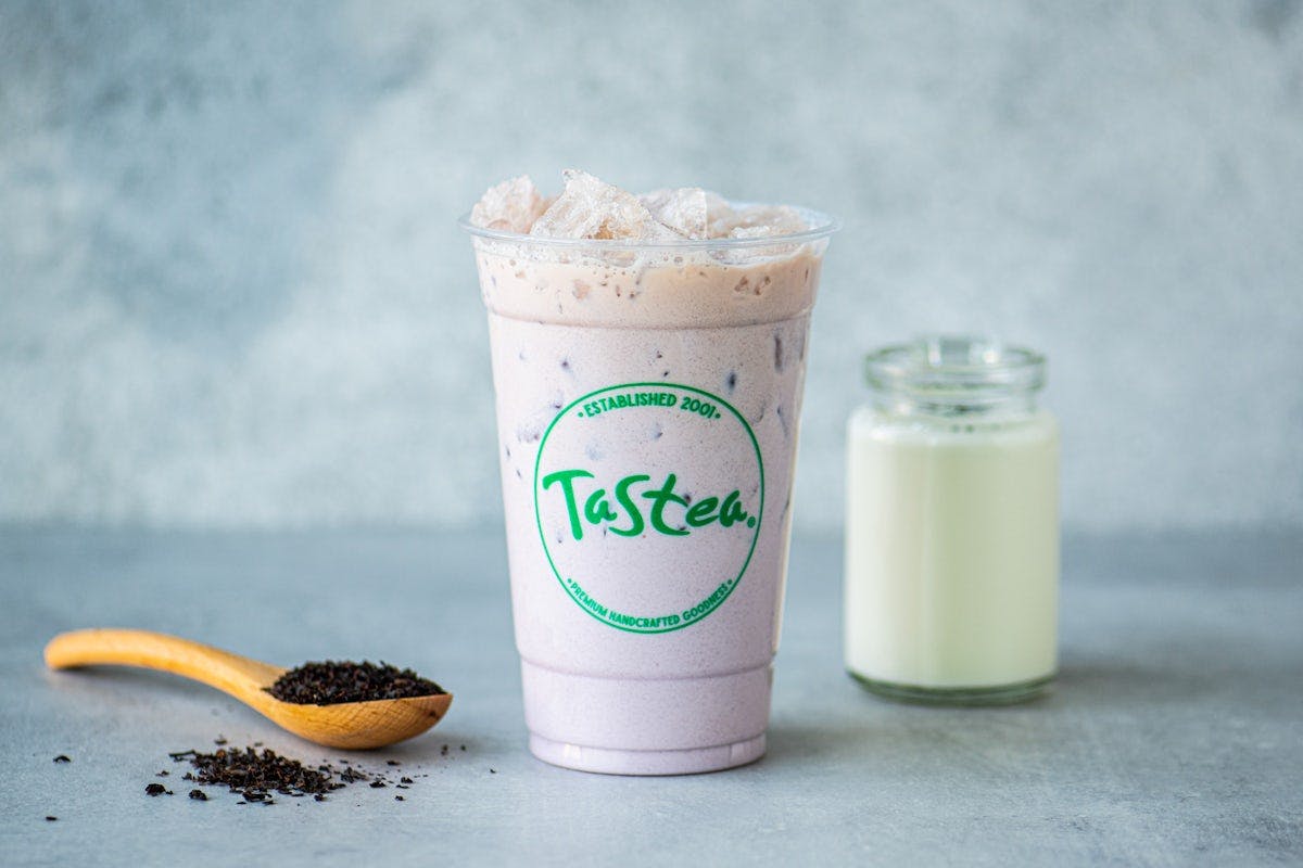 Taro Milk Tea from Tastea - Sunnyvale in Sunnyvale, CA