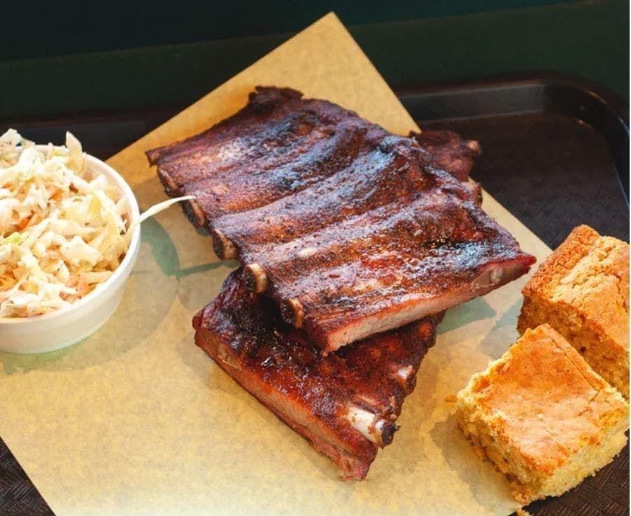 Full Ribs Baby Rack Pork*** from All American BBQ in West Hills, CA