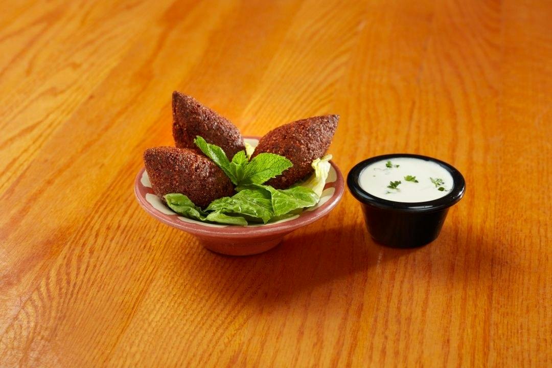 Small Fried Kibbie (3) from Palm Palace Restaurant in Ann Arbor, MI