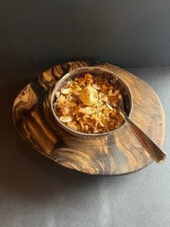 Pumpkin Chai Oatmeal from Wild Roots in Schofield, WI