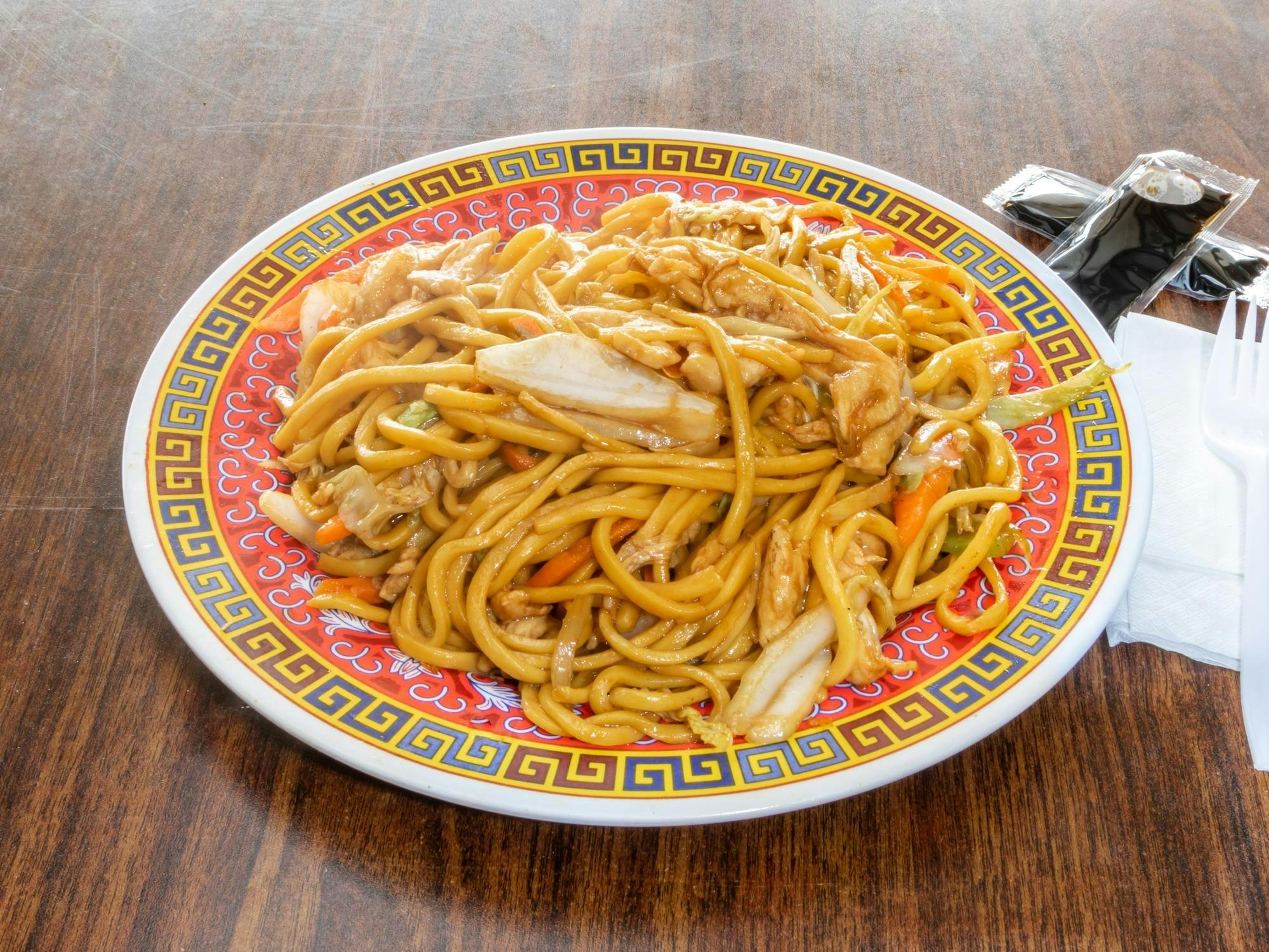 Stir Fry Noodle (No Meat) from Pan-Asian Chinese Restaurant in Madison, WI