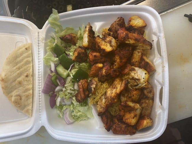 Chicken Tikka on Rice from Halal Bites in Johnson City, NY