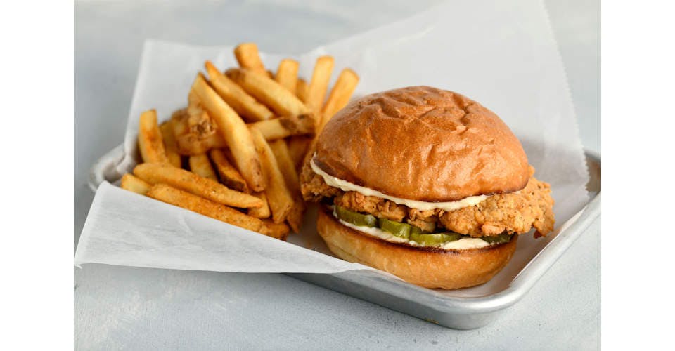 The Crispy Boy Chicken Sandwich Combo Meal from Crispy Boys Chicken Shack - George St in La Crosse, WI