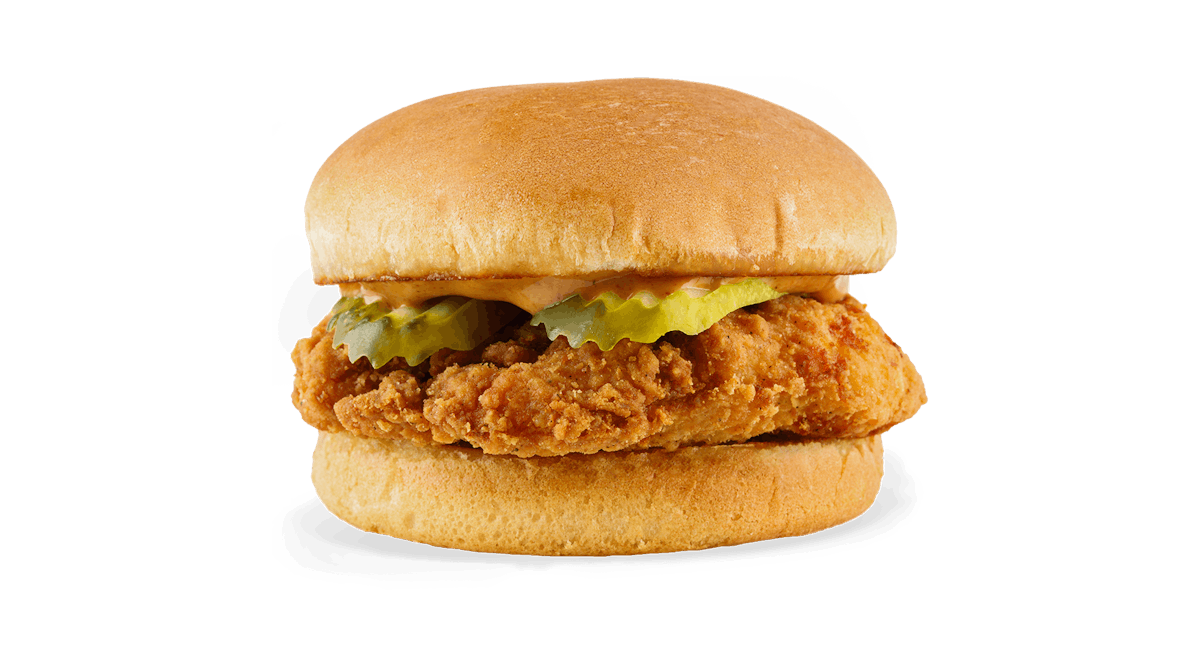 Spicy Chicken Sandwich from Freddy's Frozen Custard and Steakburgers - SW Wanamaker Rd in Topeka, KS