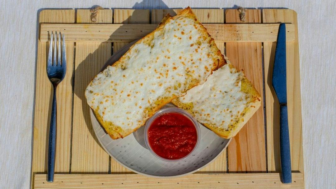 Cheesy Garlic Bread (Half Loaf) from New York Pizza in Palo Alto, CA