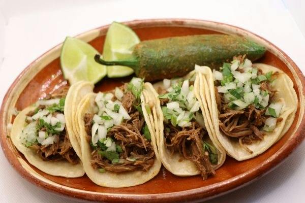 Tacos from Pinches Burros in Portland, OR