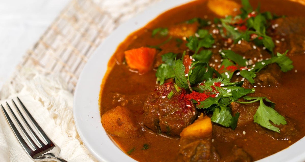 Lamb Vindaloo (Slightly Spicy) from Planet Bombay in Atlanta, GA