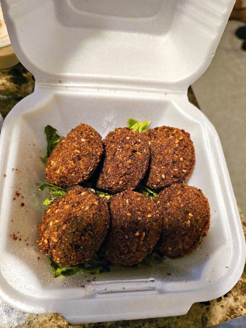 #62 Side Falafel from Papa Joe's Sports Bar in Moreno Valley, CA