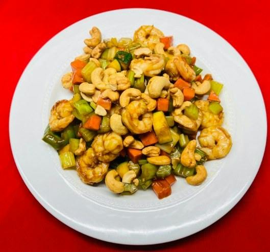 Cashew Shrimp from Happy Wok - Elmwood Ave in Middleton, WI