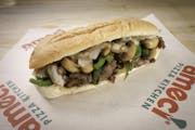 Philly Cheese Steak Sandwich from Ameci Pizza & Pasta - Irvine in Irvine, CA