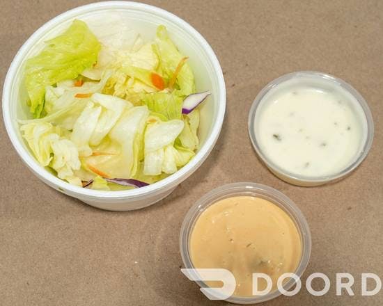 Green Salad with Blue Cheese from Donahoo's Golden Chicken in Pomona, CA