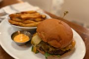 Grass-fed Beef Burger from White Maple Cafe in Ridgewood, NJ